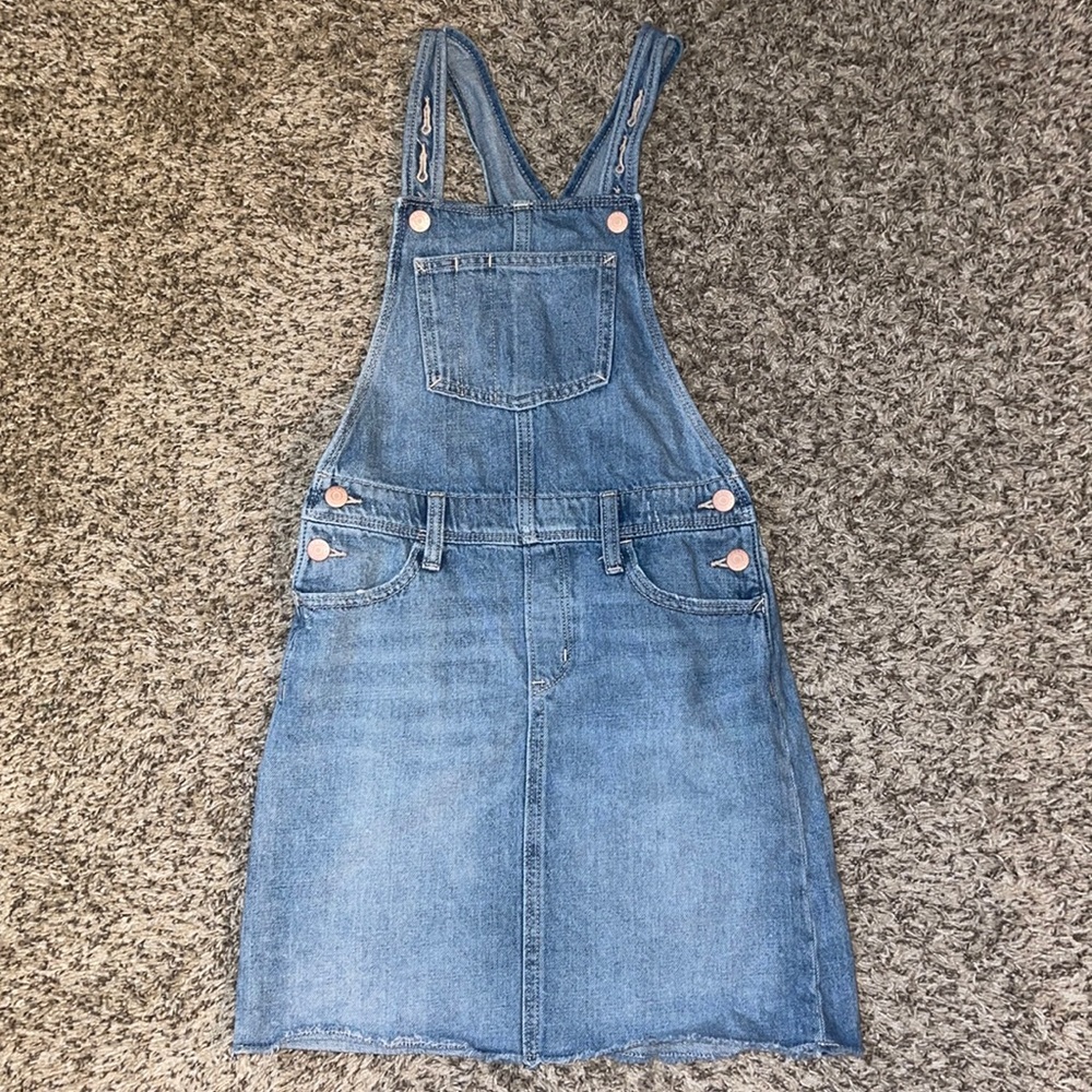 Girls Oldnavy denim jumper. Sz L 10/12